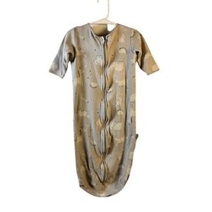 Miracle Baby Sleep Sack 6-18M Gray Animal Print‎ Cotton Wearable Blanket Kids